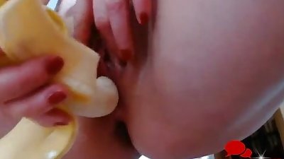 rambut pirang milf pisang masturbasi cam