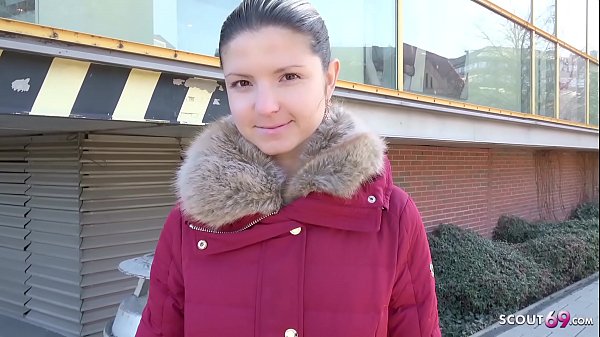 GERMAN SCOUT - Teen Gina fucked at Street Casting AO