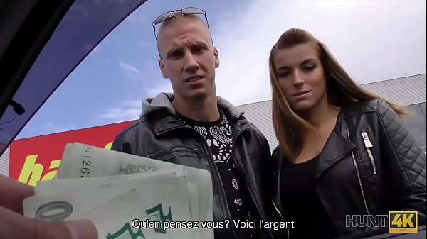 HUNT4K. Wie ich beim Einkaufen eine junge Muschi gekauft habe