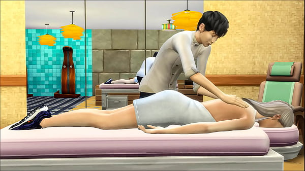 Madrastra le pide al hijastro de su masajista que le dé un masaje después de que ella lo visitó repentinamente en el trabajo