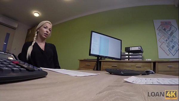 LOAN4K. Naughty blonde fucks for loan to buy a new Mercedes