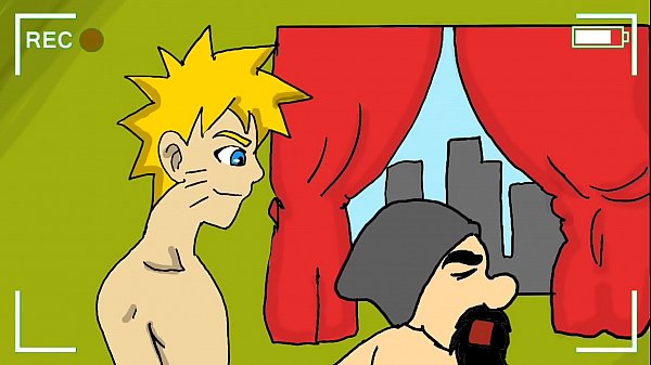 गोकू नारुतो स्पंज बॉब और एक एट के साथ जुहसियोक्स नौकरानी के साथ खेलना