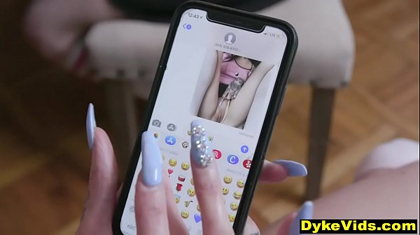 Teen lesbian step-sisters have sex behind stepdad'_s back