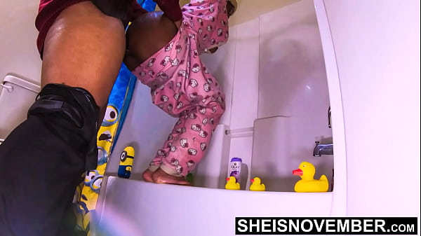 HD I Accidentally Impregnated Whore Step Daughter Tight Wet Pussy Cream-Pie, Fucking Her Doggystyle And Riding Huge Cock Closeup, Young Busty Black Girl Sheisnovember Perfect Natural Tits, Areolas Out During Cumshot By Msnovember