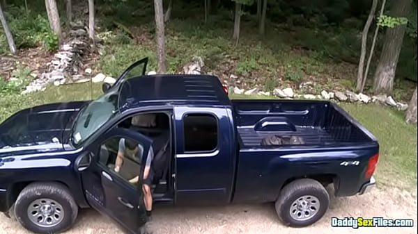 DaddysexFiles: Conner Habib kneels and sucks his stepdad Allen Silvers veiny cock