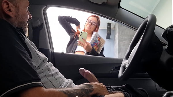 Thủ dâm mạo hiểm trên đường phố ở nơi công cộng đối với người hấp dẫn trên đường phố!