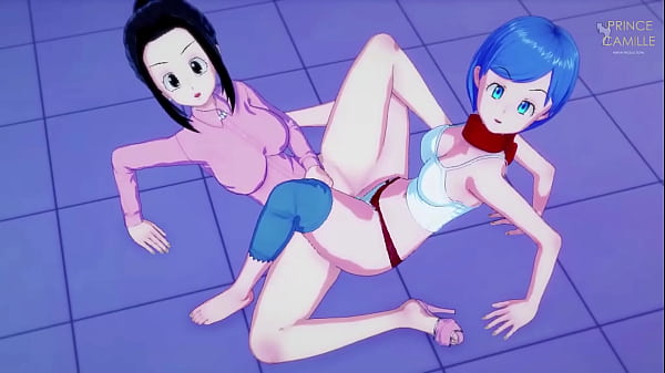 Bulma and Milk horny MILFs have lesbian sex - Dragon Ball Super