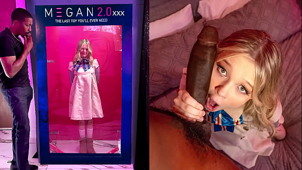 Petite Teen M3Gan bị phá hủy bởi Big Black Cock - Halloween Cosplay BBC Special