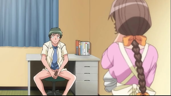 Hentai senza censura - La mia matrigna mi sorprende a masturbarmi!!