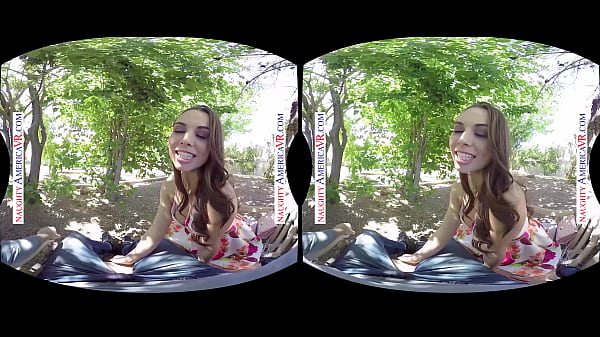 Aidra Fox, die Freundin ihrer Frau, reitet einen Schwanz in der virtuellen Realität