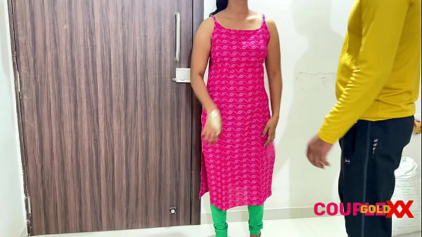 Komal's maid sent her girl cum, the master of the house told the virgin that she was going to