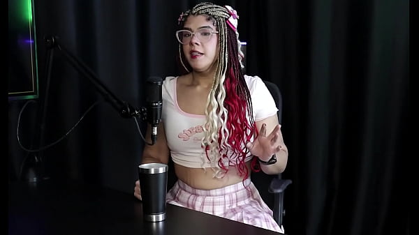 She talked about choosing her name, having a sexual disorder and receiving threats and many hate comments for being trans - Sofie Lollipop (Transsexual) (SHEER/RED)
