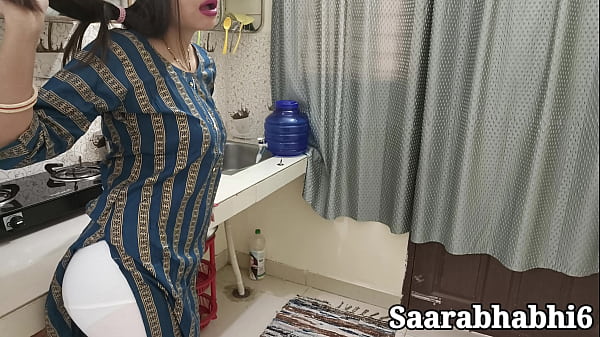 Bhabhi, what are you doing in the kitchen? I want to fuck you, will you let me fuck you?