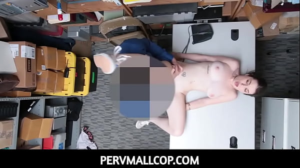 PervMallCop - The pervert security guard loves to teach the bad college girls