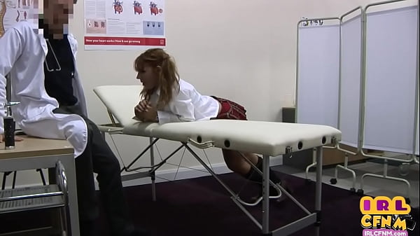 uniform teen 3way fucked at doctor infirmary
