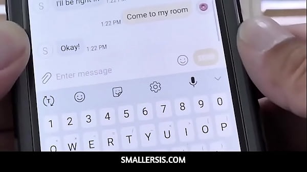 SmallerSis - She found her stepbrother'_s finger in her pussy while she was a.- Diana Grace