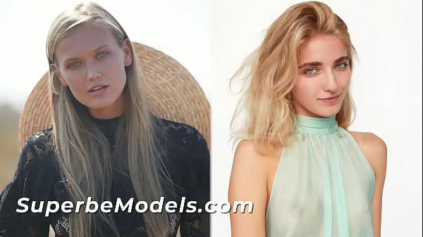 SUPERBE MODELS – (Dasha Elin, Bella Luz) – BLONDE ZUSAMMENSTELLUNG! Wunderschöne Models ziehen sich langsam aus und zeigen nur für Sie ihre perfekten Körper