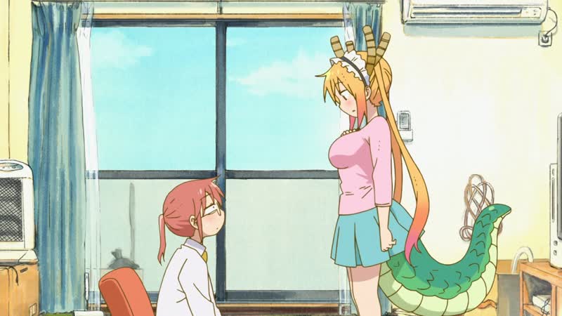 Dragon maid of Mrs. Kobayashi (kobayashi san chi no maid dragon) 01 [rus voice] (anime erotica, young, porn, not hentai hentai)
